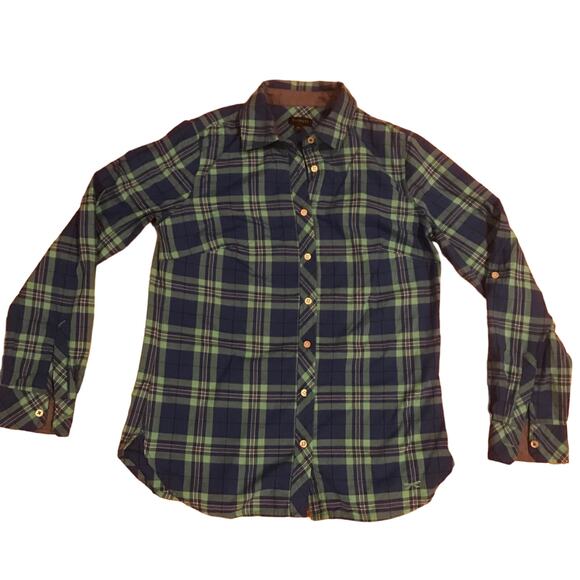 Women's Talbots Plaid Button Up Shirt XS - Picture 1 of 3